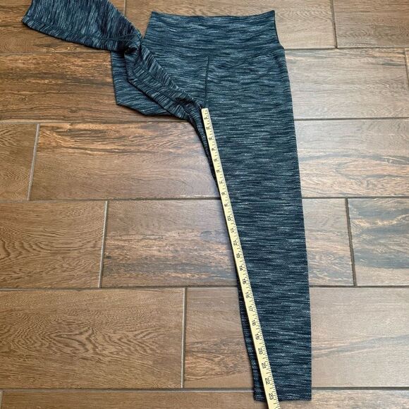 Ododos High Waist Black Gray Leggings Workout Yoga Size S - Picture 5 of 8